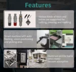 A3/A4 CNC Cardboard Cutting Machine 2026, Digital Leather/Fabric Cutter with Network Port - Image 6