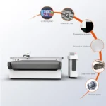 Realtop 1625 Auto Round Knife Textile Cutting Machine 2026 - Image 2