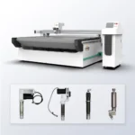 Factory Sale 2026 Vibrating Knife Fabric Cutting Machine with Auto Feeding - Image 3