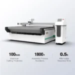 Factory Sale 2026 Vibrating Knife Fabric Cutting Machine with Auto Feeding - Image 2