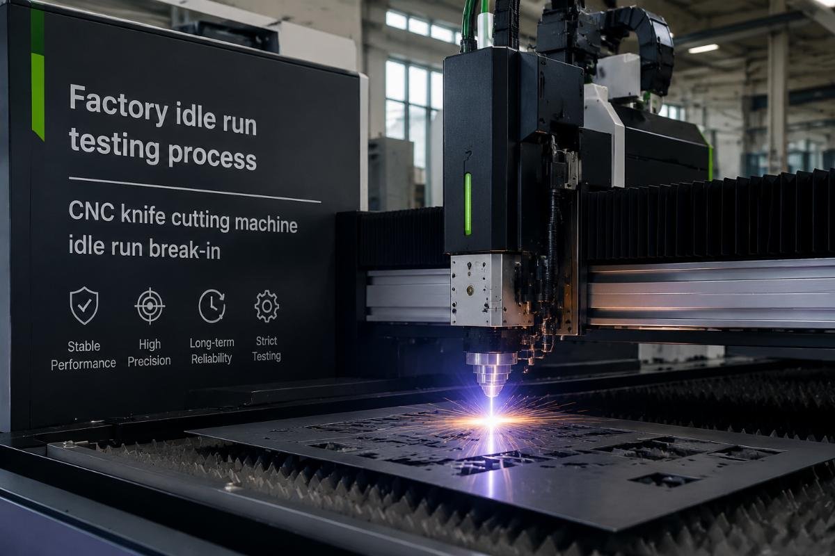 Factory idle run testing process