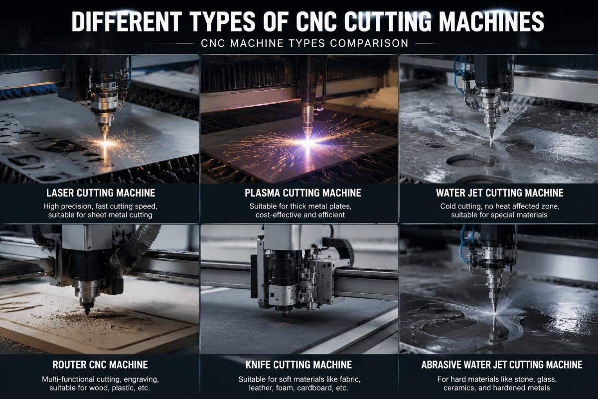 Different types of CNC cutting machines