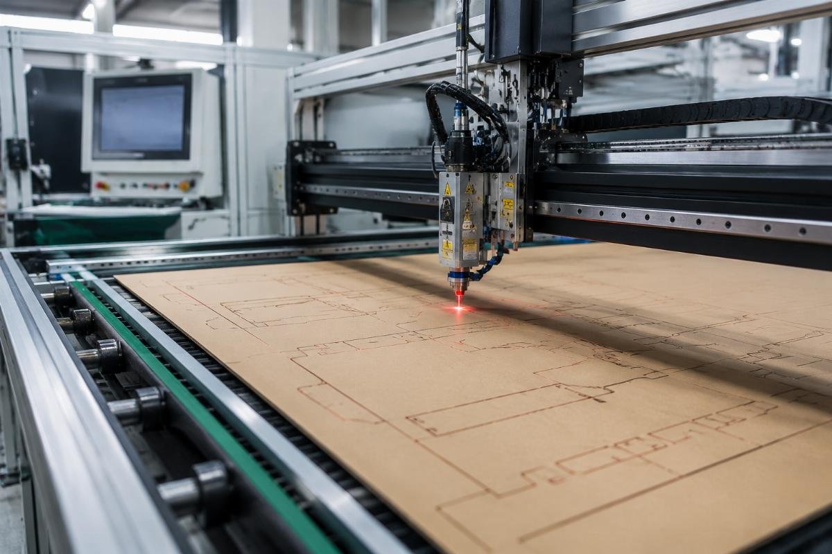 Industrial cardboard die-cutting equipment Automated die-cutting production line