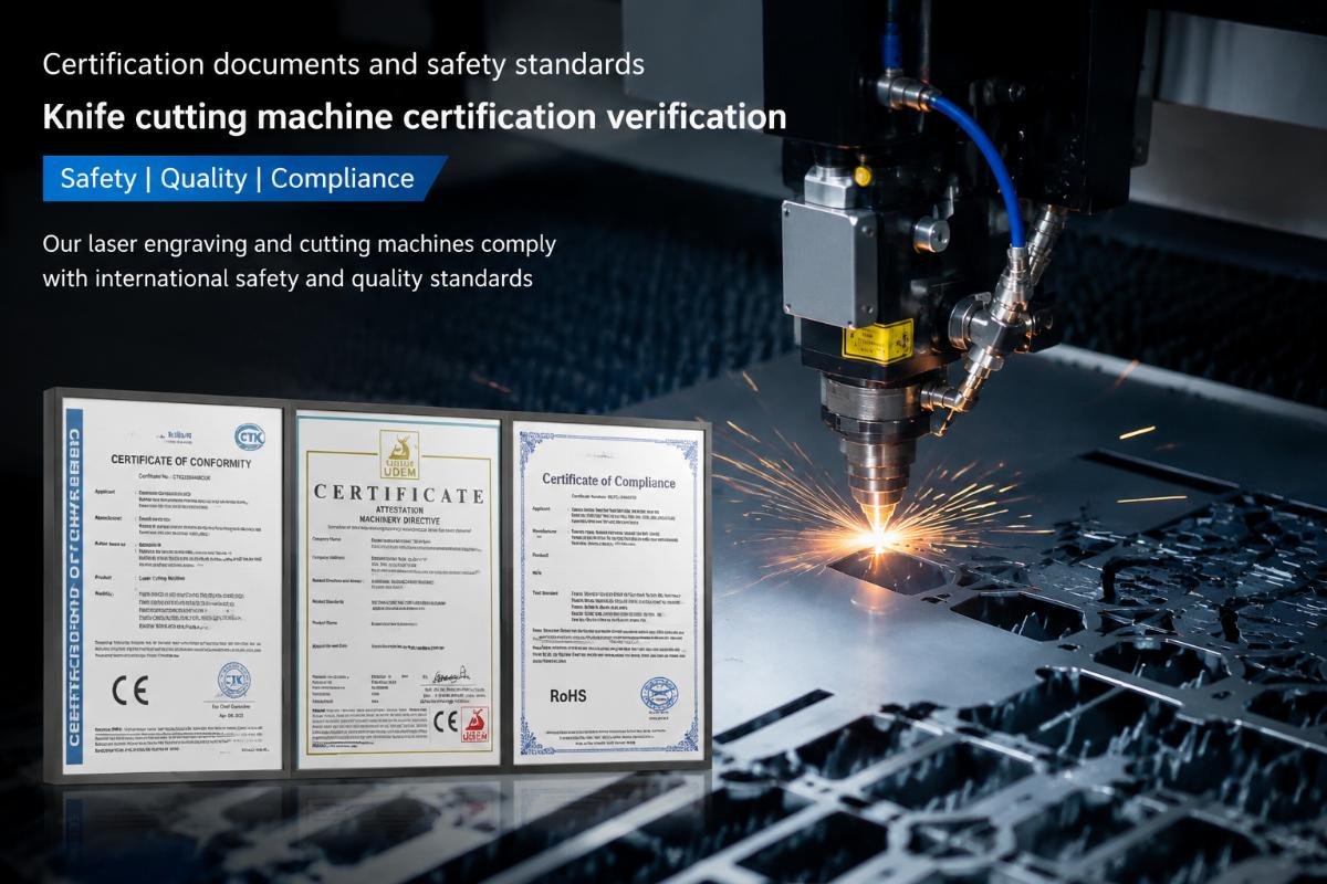 Knife cutting machine certification verification Certification documents and safety standards