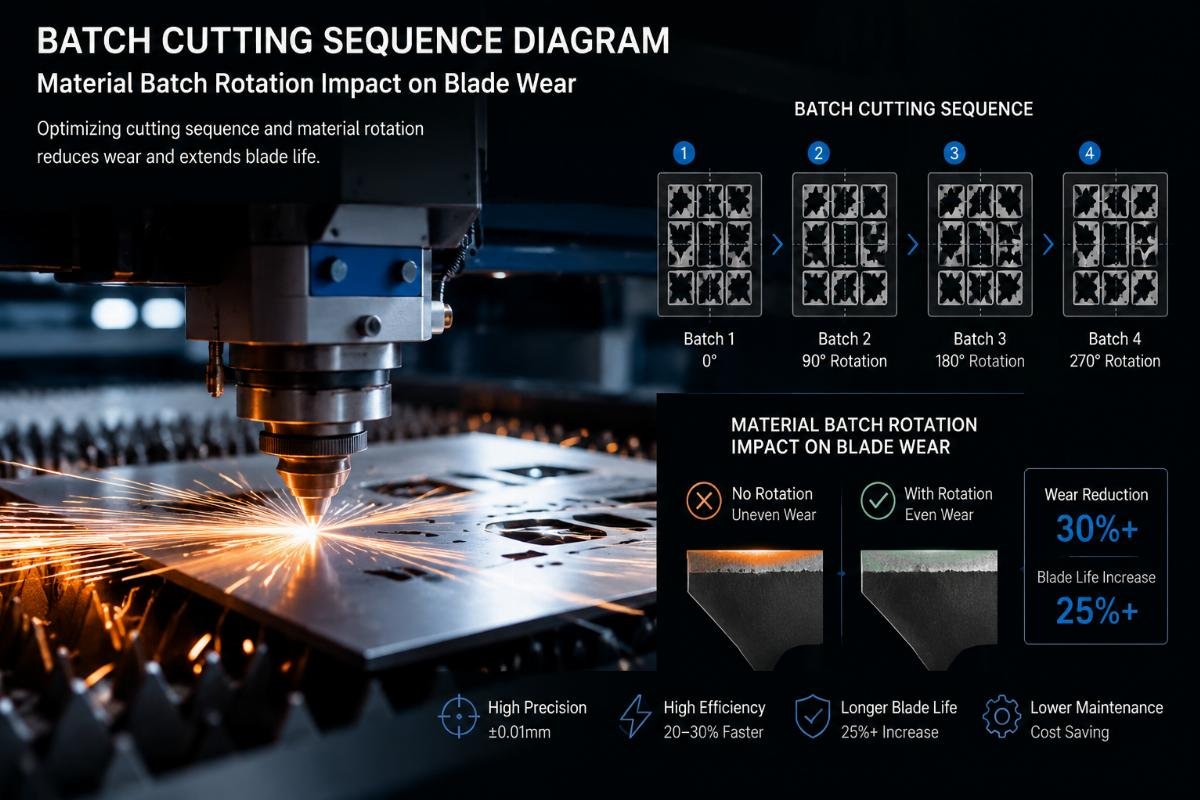 Batch cutting sequence diagram