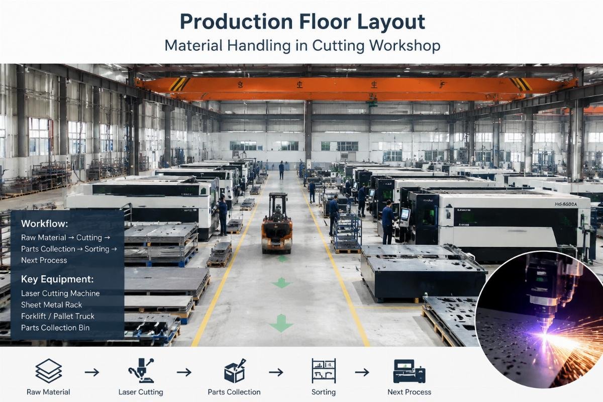 Production floor layout