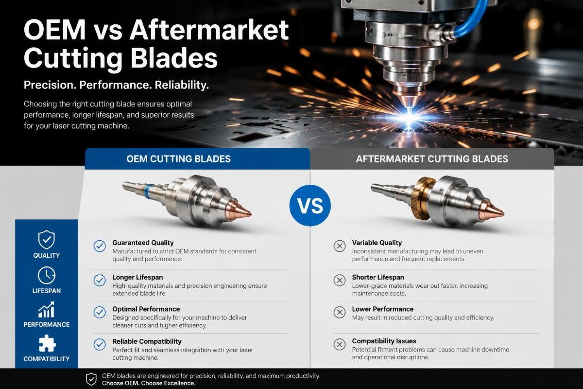 OEM vs aftermarket blade comparison chart Comparison between OEM and aftermarket cutting blades