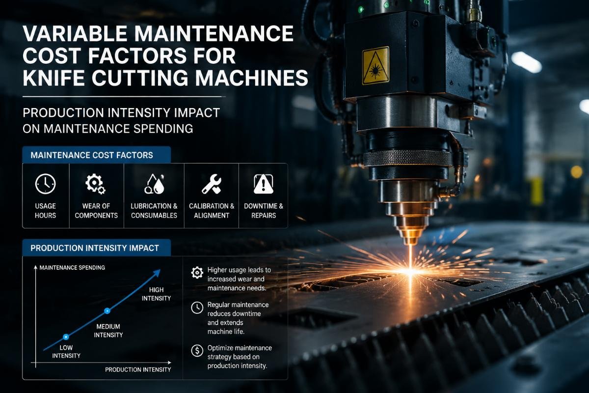 production intensity impact on maintenance spending variable maintenance cost factors for knife cutting machines