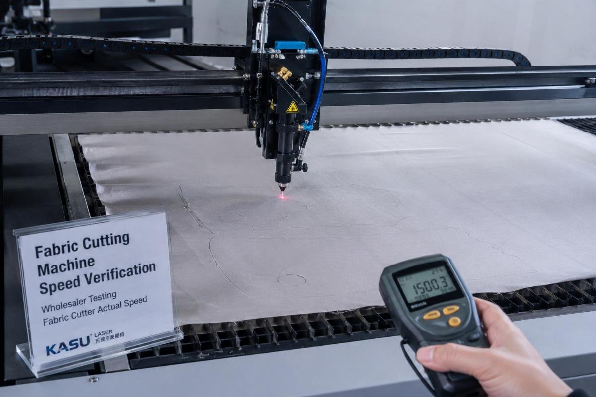 wholesaler testing fabric cutter actual speed fabric cutting machine speed verification