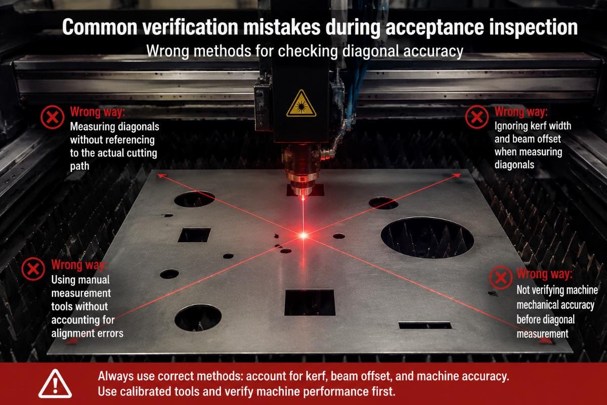 Common verification mistakes during acceptance inspection