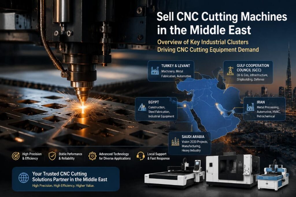 Overview of Middle East key industrial clusters driving CNC cutting equipment demand