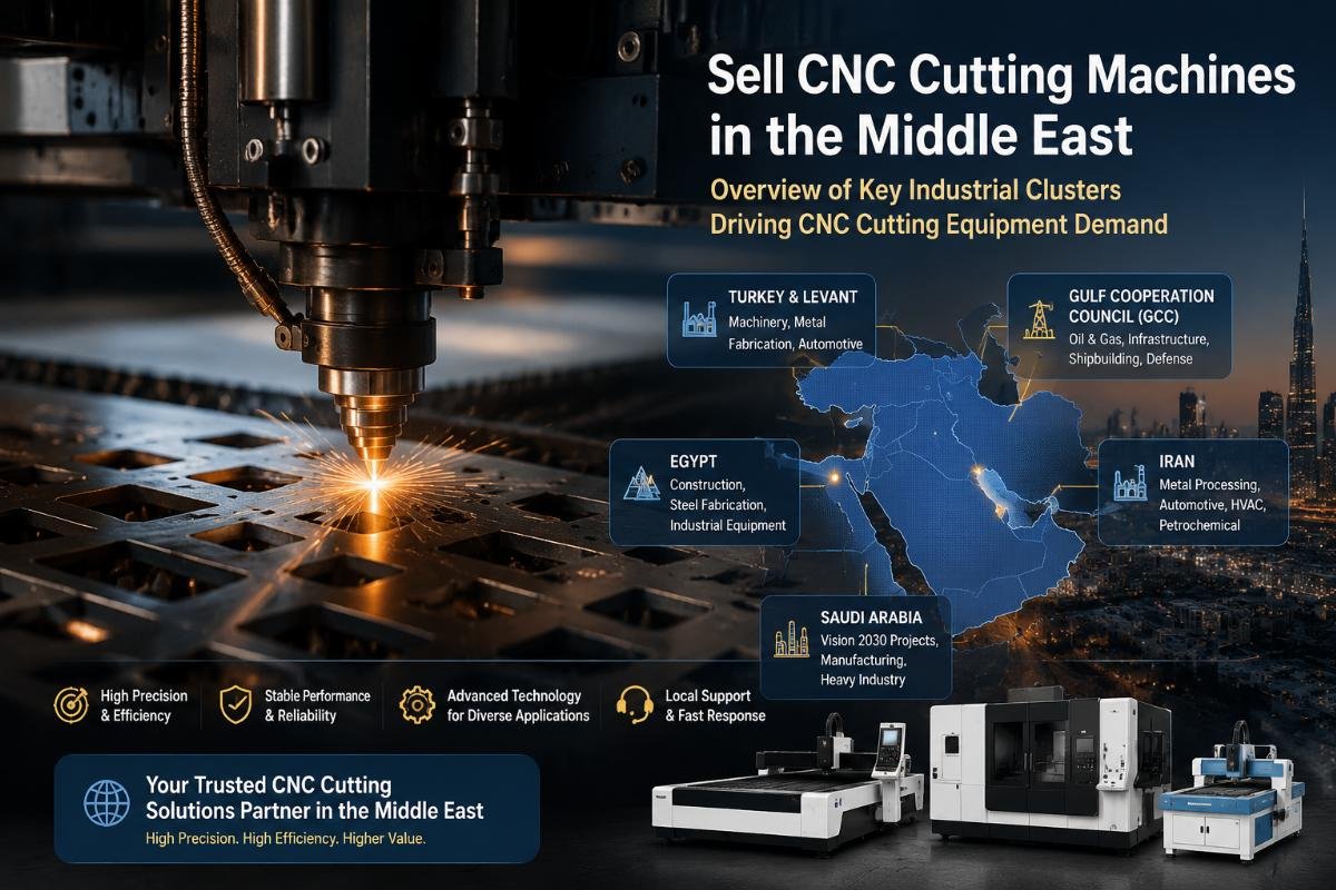 Overview of Middle East key industrial clusters driving CNC cutting equipment demand